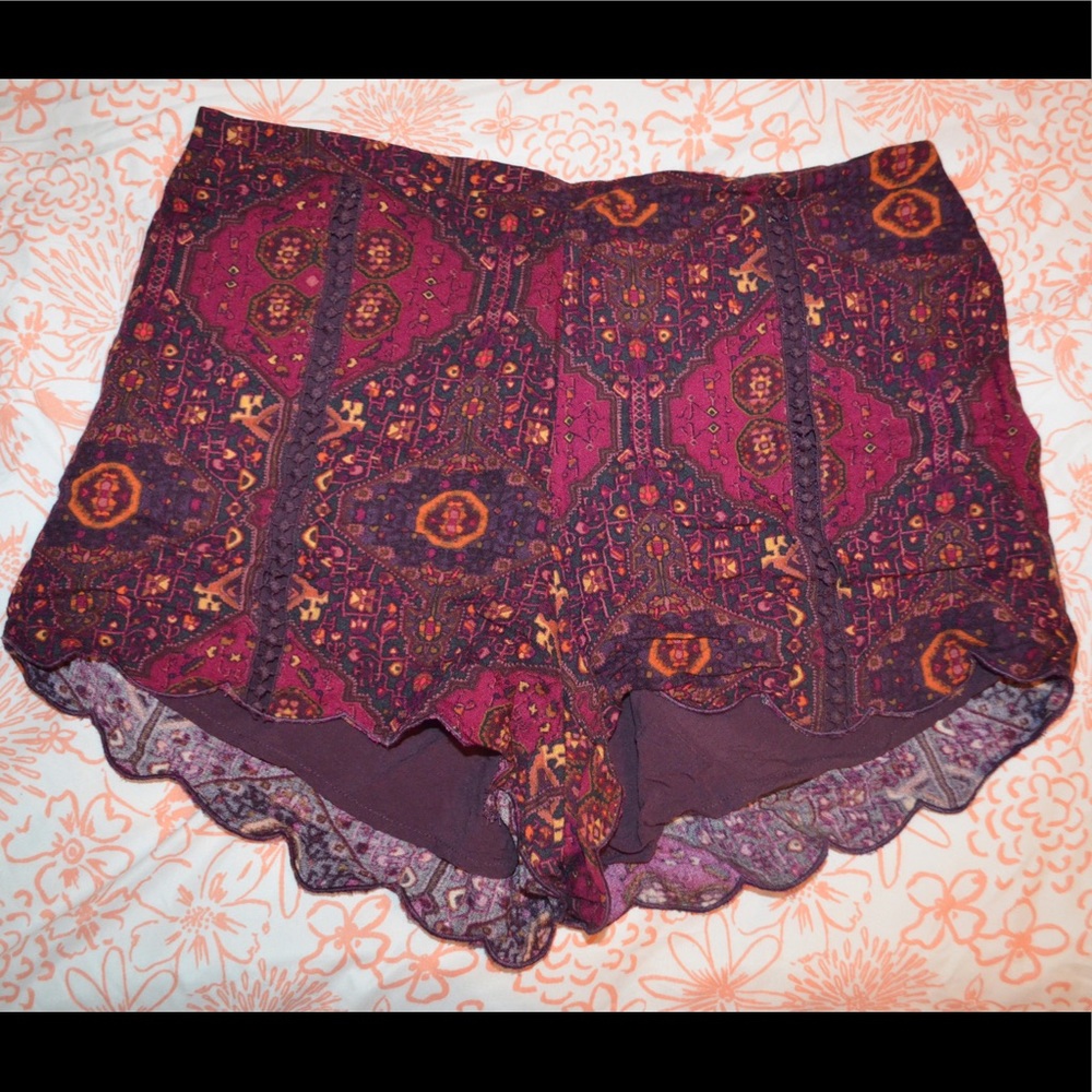 Pacsun Patterned Flowy Shorts